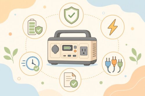 ポータブル電源選びの5つのチェックポイント