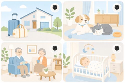 見守りカメラが活躍する4つのシーン