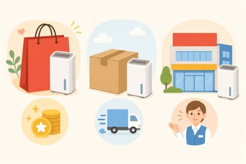 楽天・Amazon・家電量販店の購入比較
