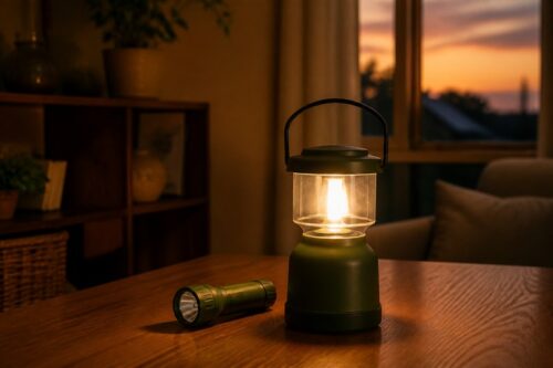 LEDランタンと懐中電灯