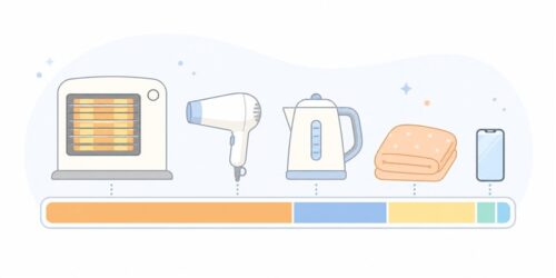 家電の消費電力の目安